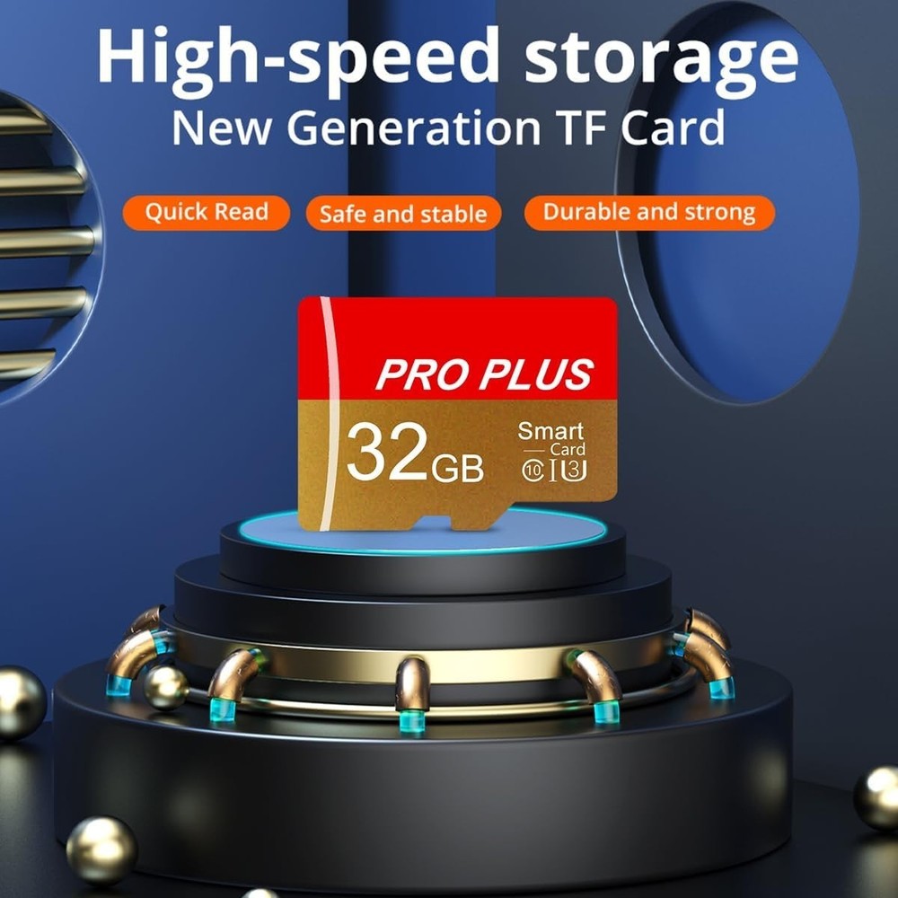Dual Pack 32GB UHS-I C10 TF Cards With Adapter - Rapid Data Storage Solution