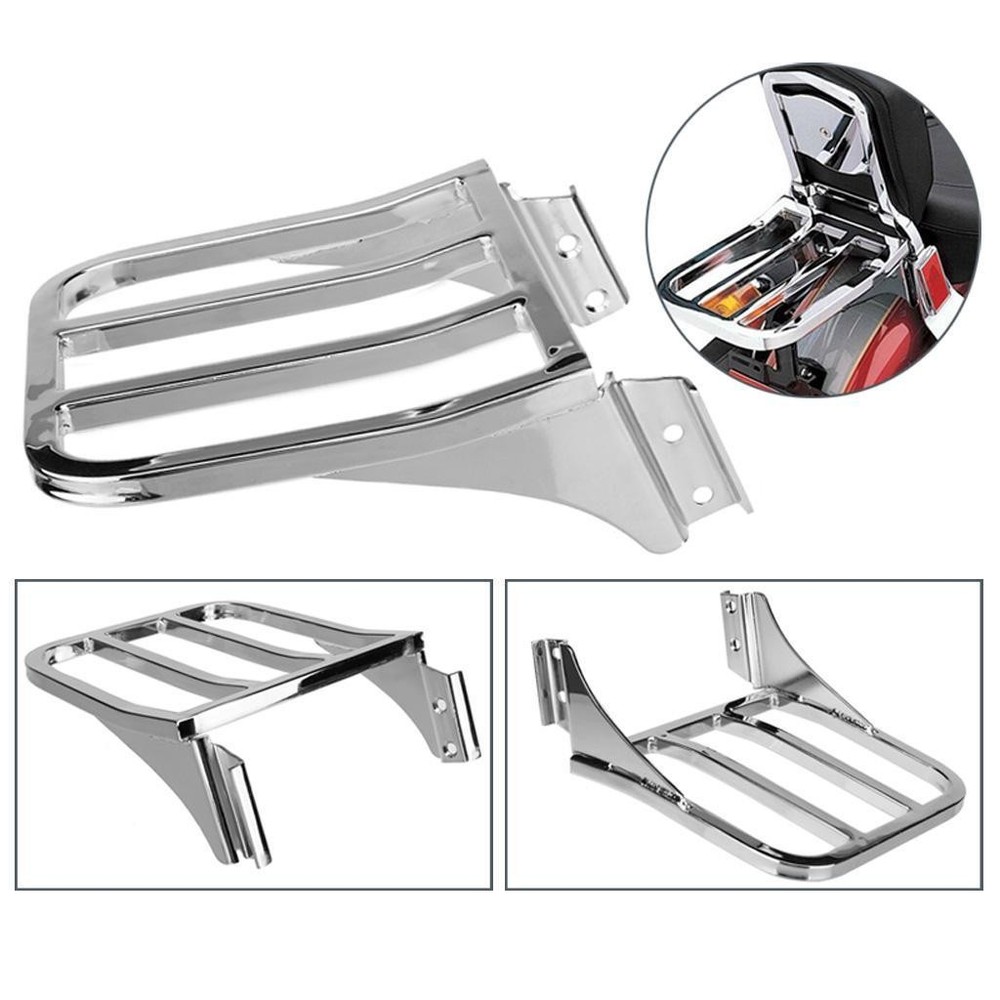 Chrome Motorcycle Trunk Luggage For