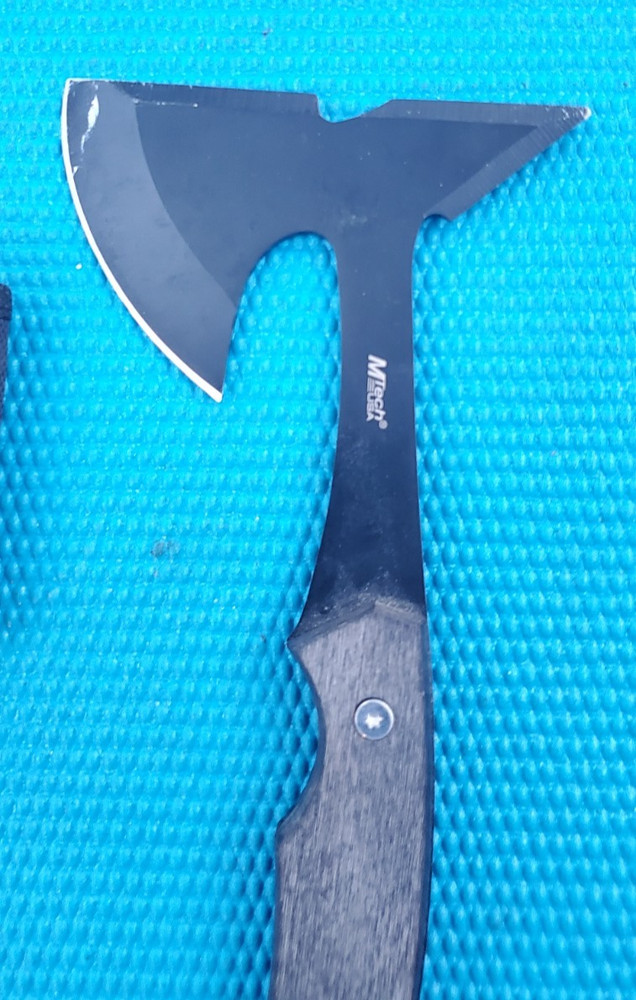 9" Mtech Full Tang Tomahawk Axe w/ Sheath MT600