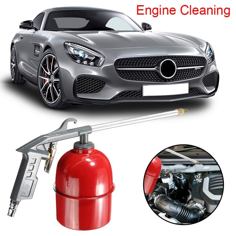 Car Auto Engine Cleaning Solvent Air Sprayer Degreaser Siphon Tools Gray Ss