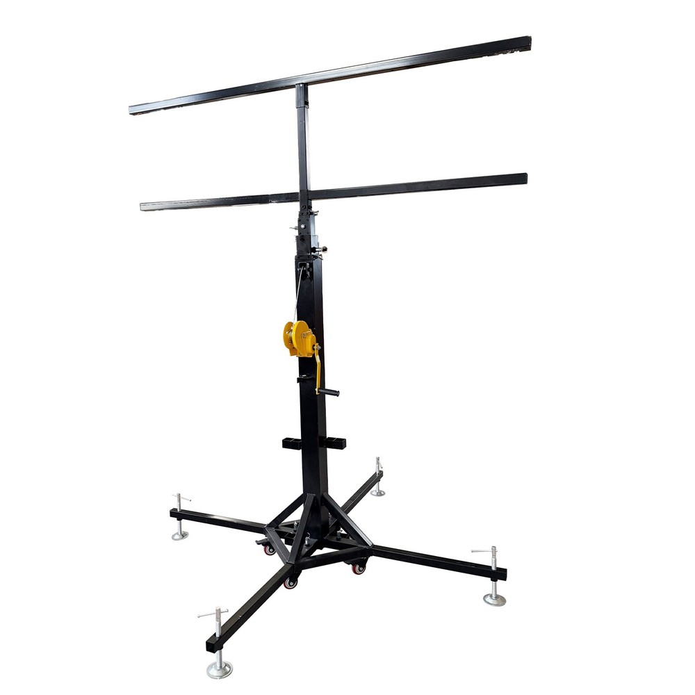 2Pcs 16 Positions Double-Layer 5.9-13Ft Stage Lighting Bracket Stage Light Stand