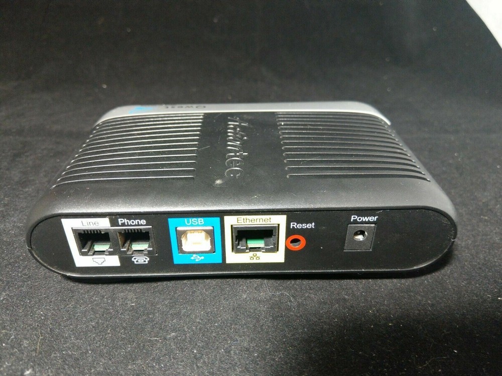 ACTIONTEC M1000 DSL Modem - Missing Power Supply and Packaging
