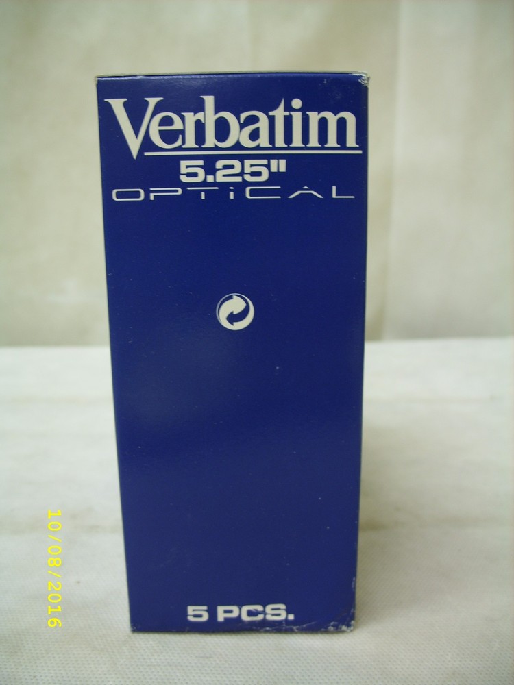 Verbatim Rewritable Optical Disk - # 92841 - 4.1GB - 5.25" - 512 Bytes - 5 PACK