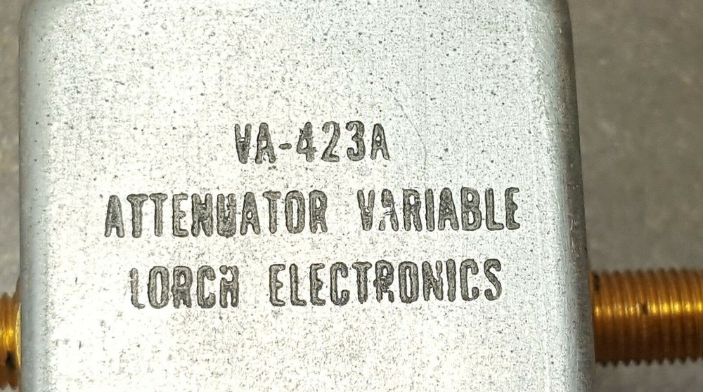 Attenuator variable VA-423A, Lorca electronics.