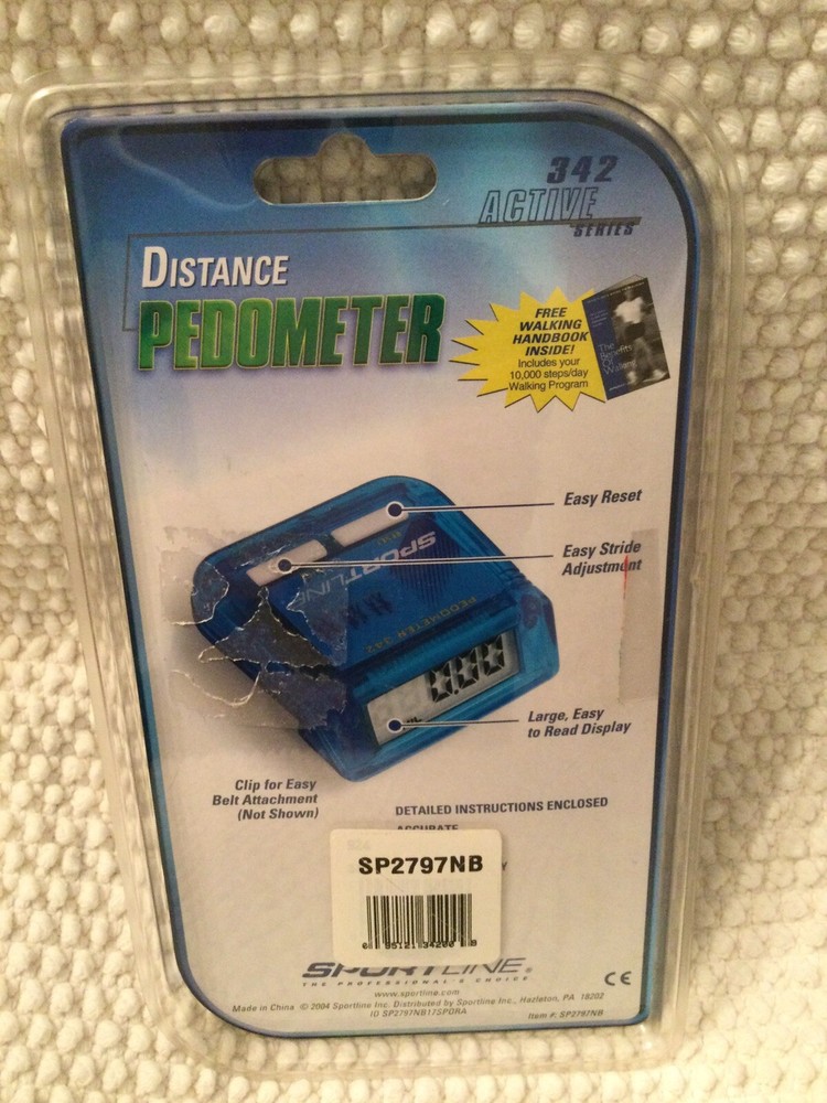 Sportsline Distance pedometer model 342