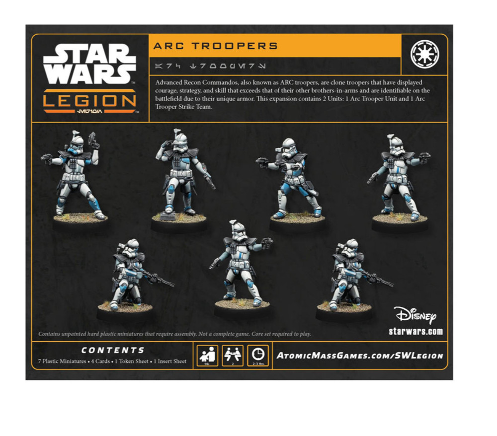Star Wars Legion: ARC Troopers Unit Expansion