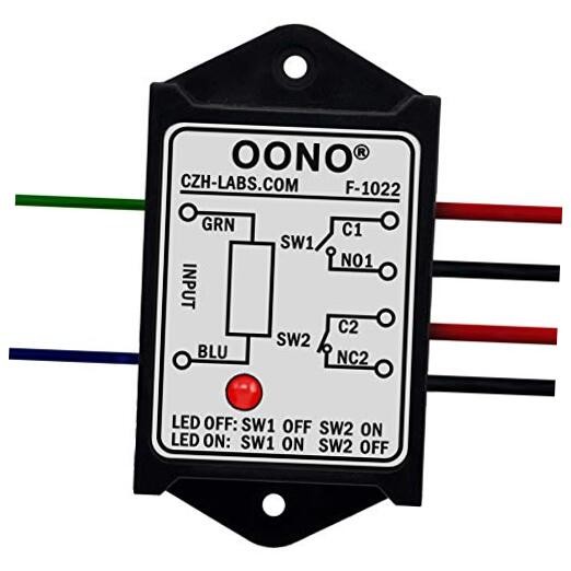 DPST 1NO 1NC 8Amp Power Relay Module Control Voltage AC/DC 12V
