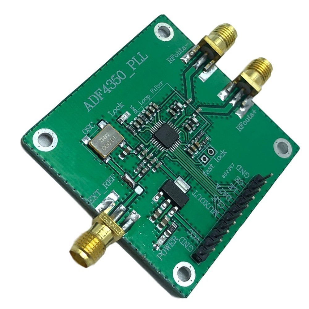 Low Phase Noise ADF4350 RF Signal Source Module for Precision Applications