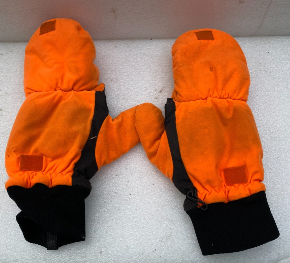 40g Thinsulate Blaze Orange Mittens