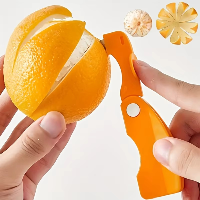 1PC Fruit Peeler Plastic Folding Handle Vegetable Cutter Lemon Grapefruit