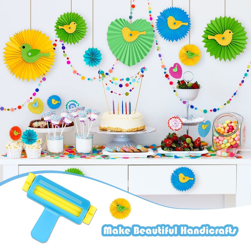 Paper Crimper for Crafts, AngleKai Craft Tool Making Blue