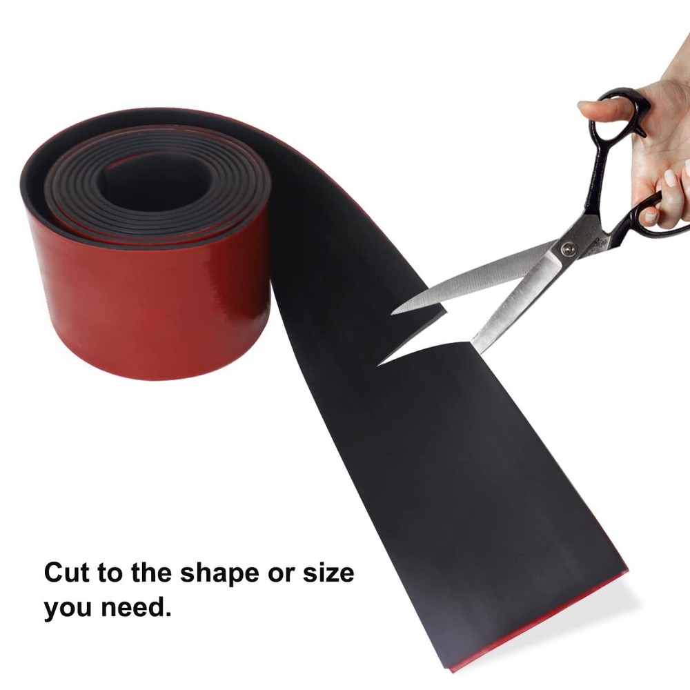 Neoprene Rubber Strips Self Adhesive Solid Rubber Sheets 1" W x 1/8" T x 10' ...