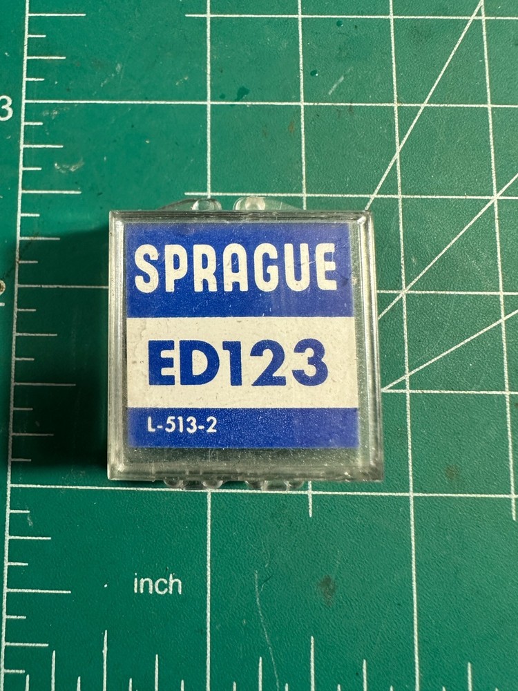 Sprague ED123 L-513-2 Red Lamp Indicator
