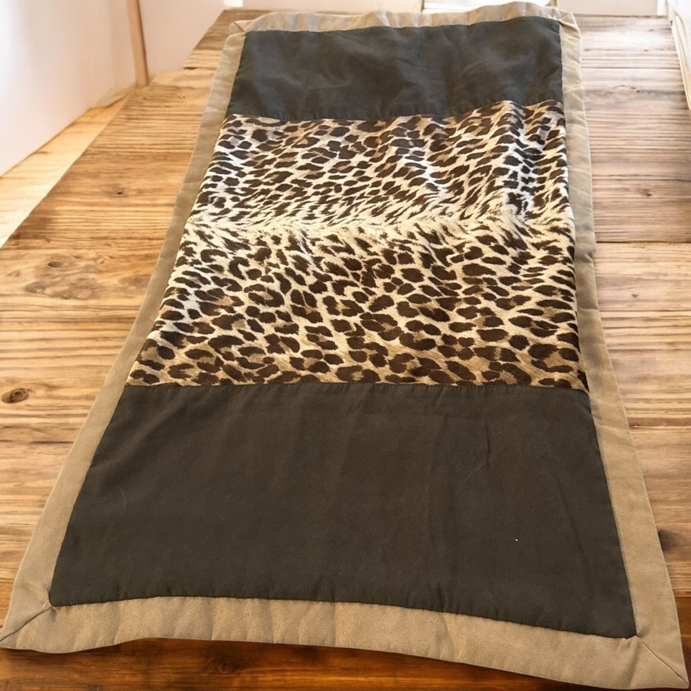 Beverly Glen Brown Leopard King Sized Pillow Sham
