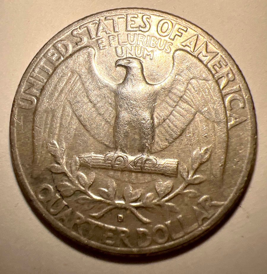 RARE 1964 D Quarter Error