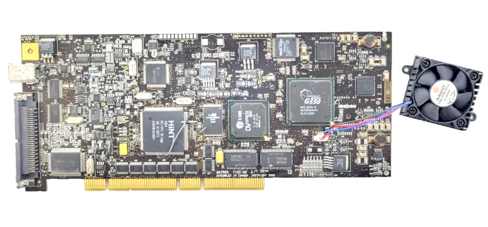 Matrox 7102-00 Controller Board Fan Module Editing Assembly