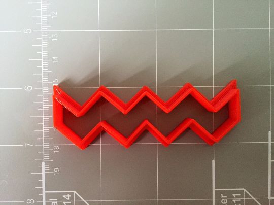 Chevron Cookie Cutter - Choose Your Size