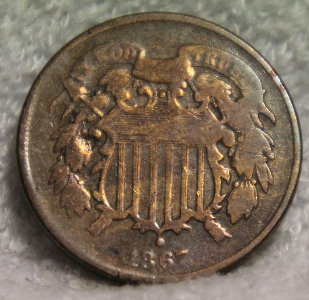 1867 two cent