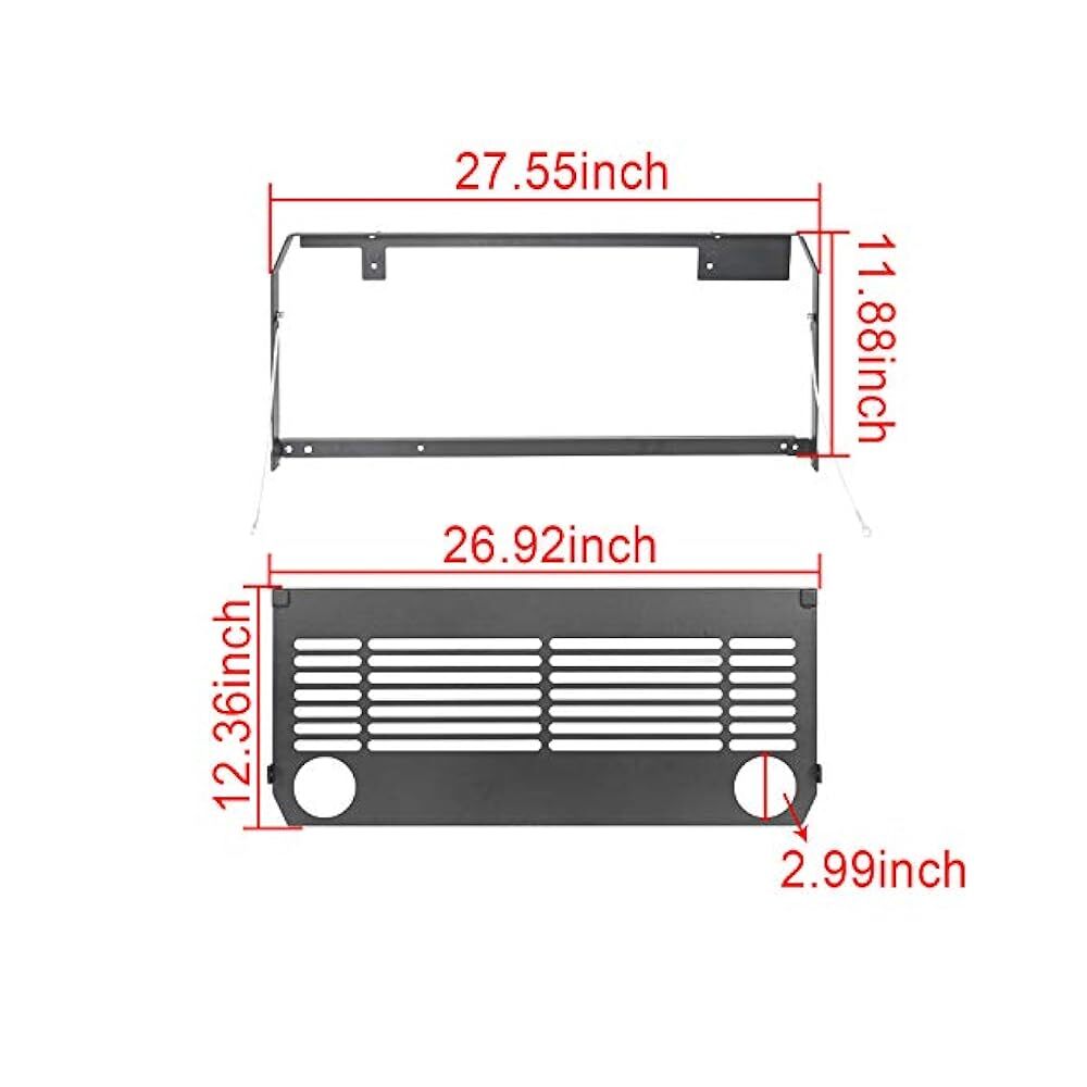 Wrangler Folding Table, Cargo Shelf 2018,2025, Keeps Gear Within Reach