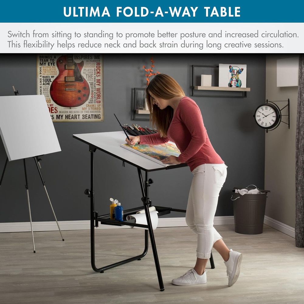 Studio Designs Ultima Foldable Table - Black, Versatile & Stylish Solution