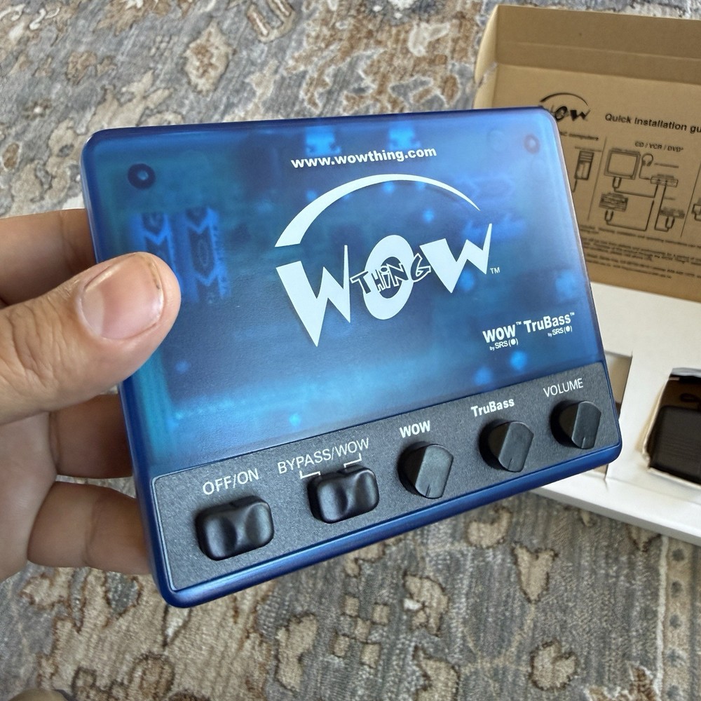 SRS Labs Wow Thing Trubass Audio Processor Never Used New Open Box Windows Mac