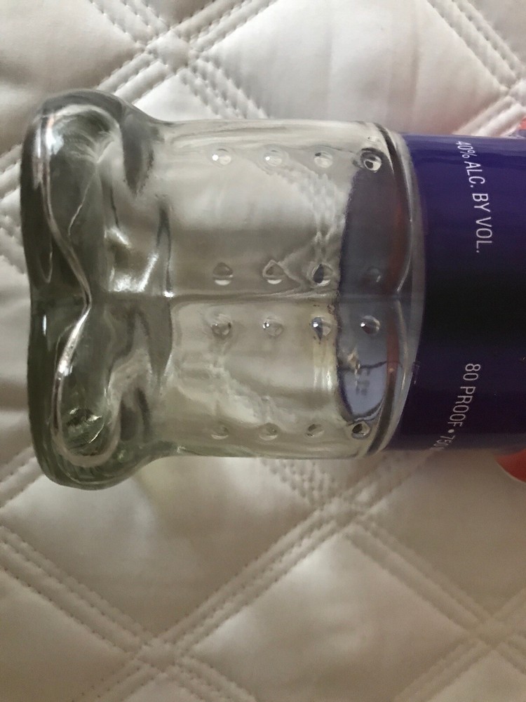 SMIRNOFF VODKA GLASS SOLDIER NUTCRACKER DECANTER - RARE -
