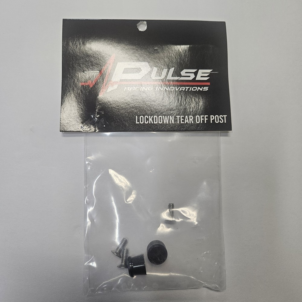 Pulse Racing Innovations Lockdown Tear Off Post Set Black Micro Sprint Car