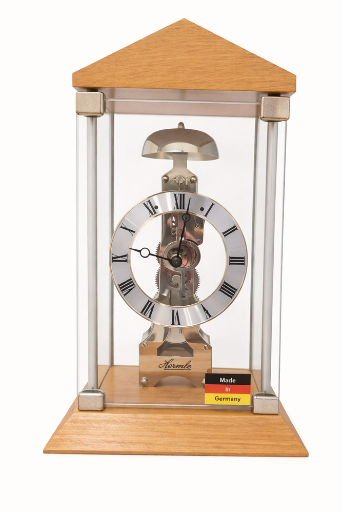 Hermle  Contemporary Beech Table Clock  2786-320791