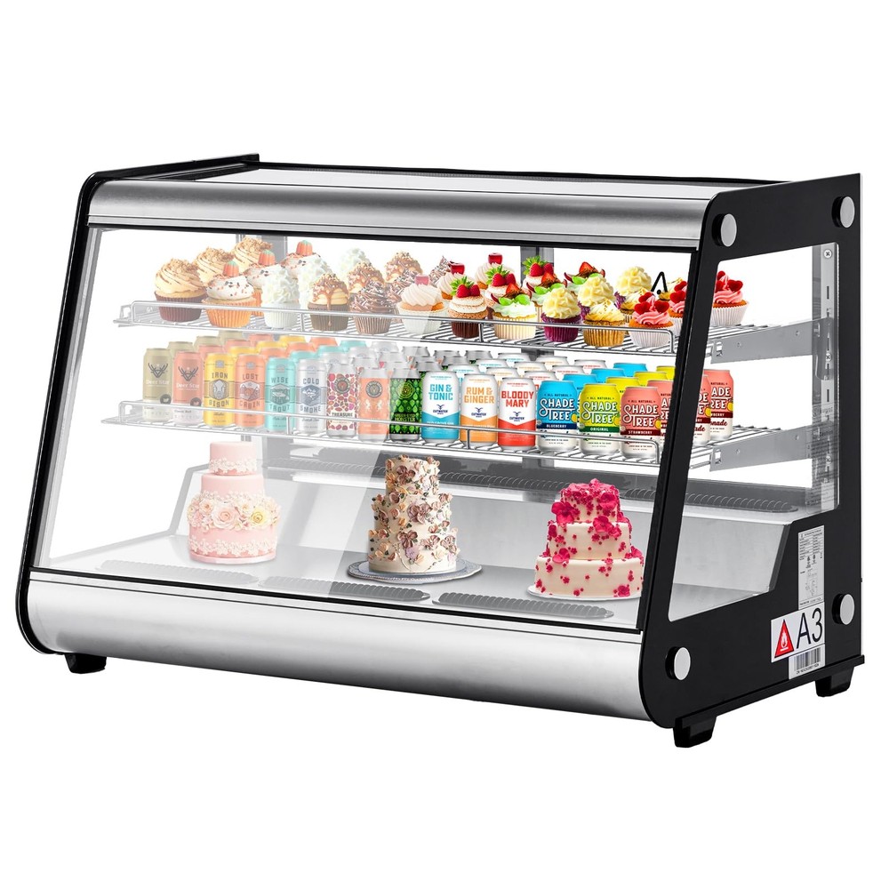 PrecisionAuto Commercial Refrigerated Bakery Display Case - 183L Capa Countertop