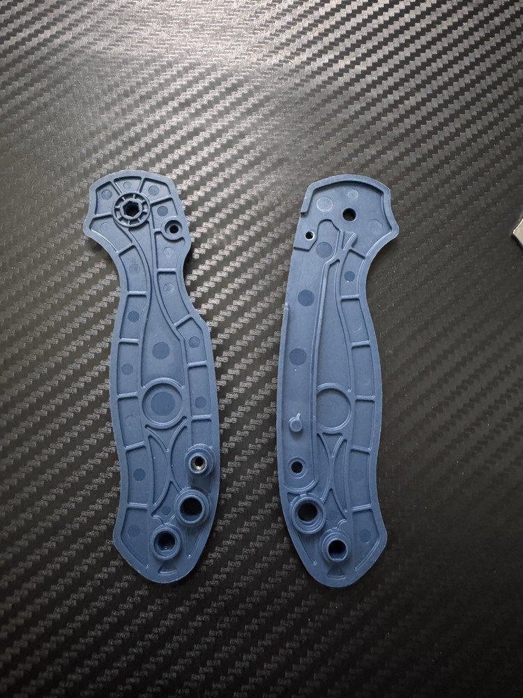 Lightweight FRN Blue Handle Scale For Spyderco PM3 Paramilitary 3 (no Knife)
