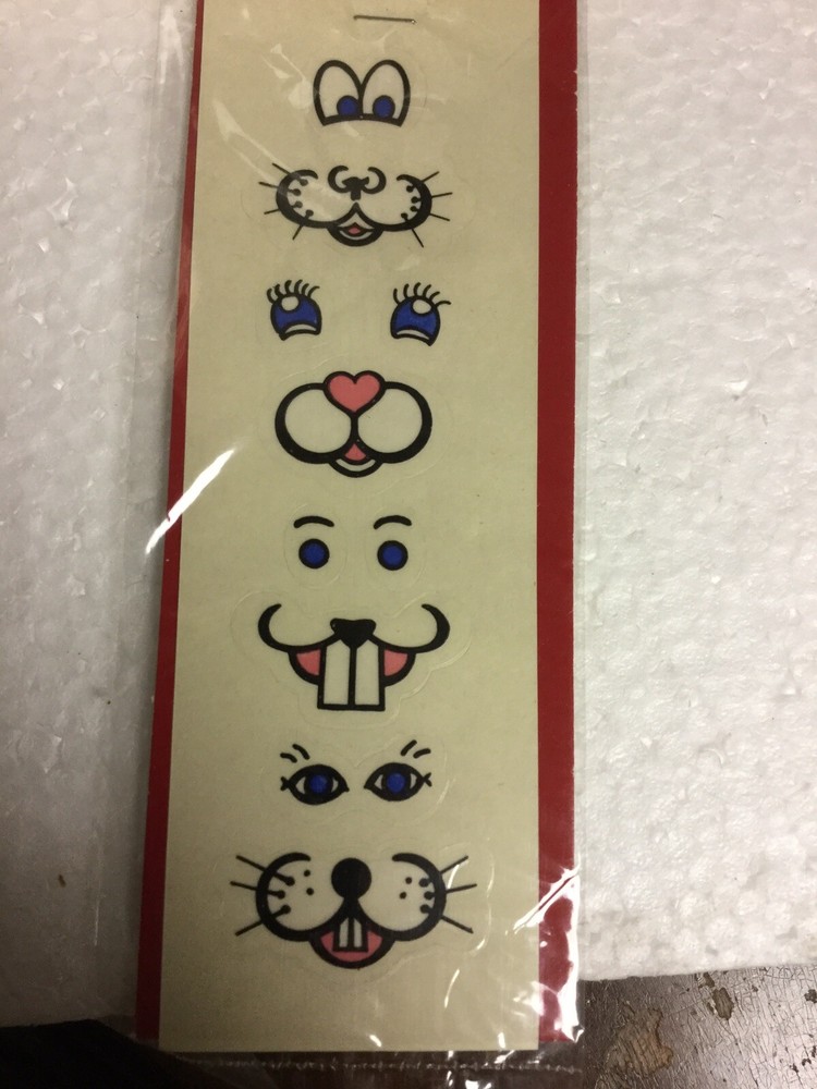 Fibre Craft Face Stickers
