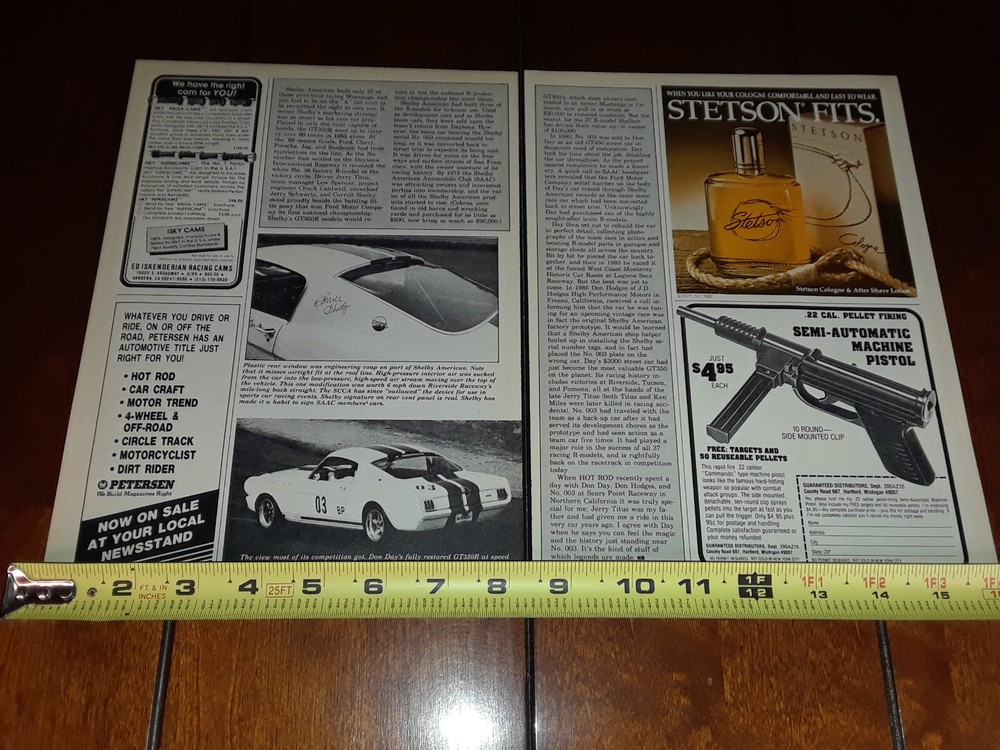 1965 SHELBY GT350R 003 ORIGINAL 1986 ARTICLE