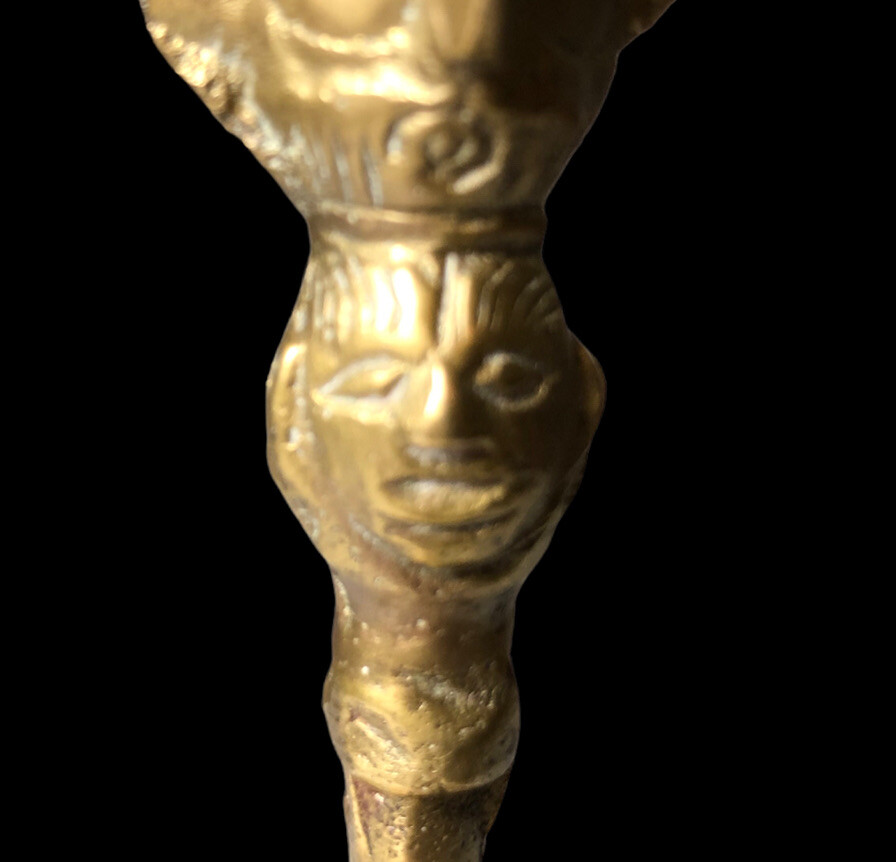 6 inch solid brass cast bell