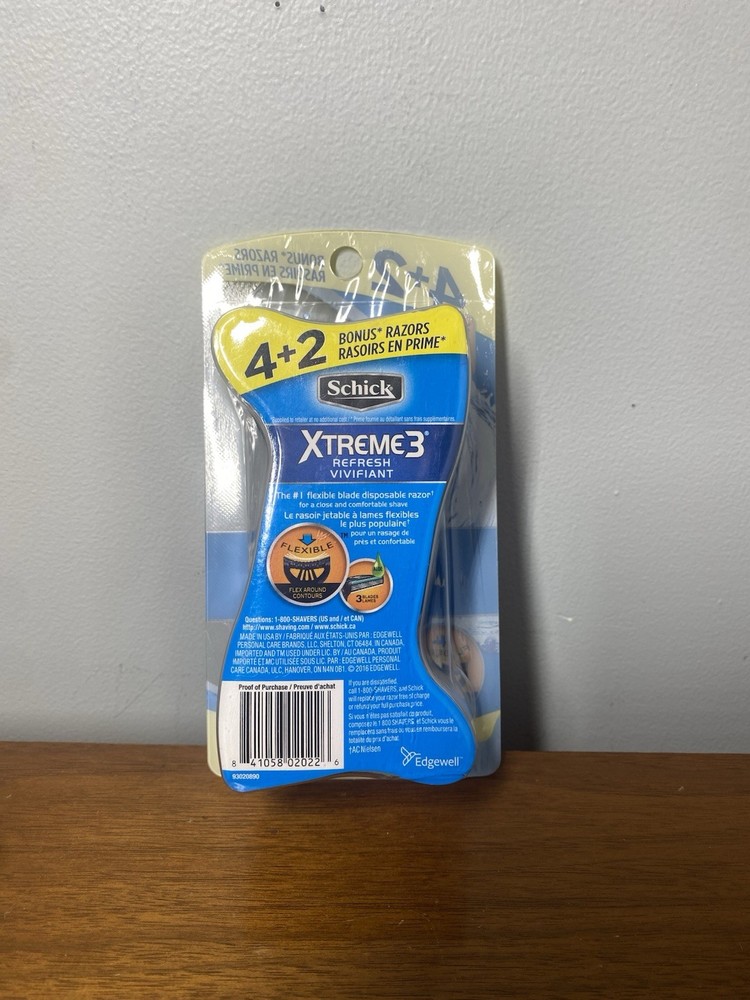 Schlick Xtreme 3 Razors 6ct