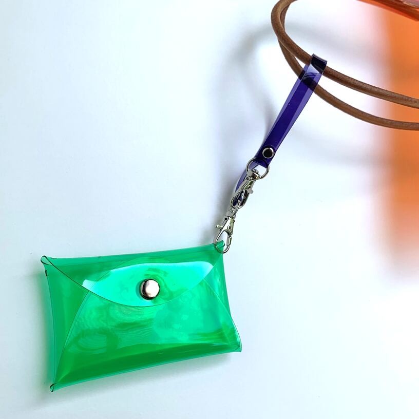 Aurora Double Lobster Clasp Strap (Waterproof PVC Rainbow)