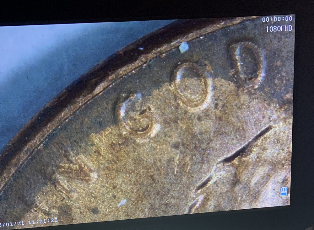 2021D Lincoln Shield Cent with Doubling on the Obverse
