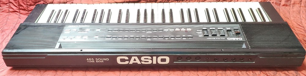 Vintage Casio Casiotone CT-640 Pulse Code Modulation Keyboard MIDI 465 Tone Bank