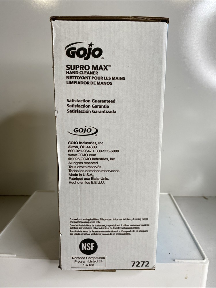 GOJO SUPRO MAX Hand Cleaner - 1 box 2000ml