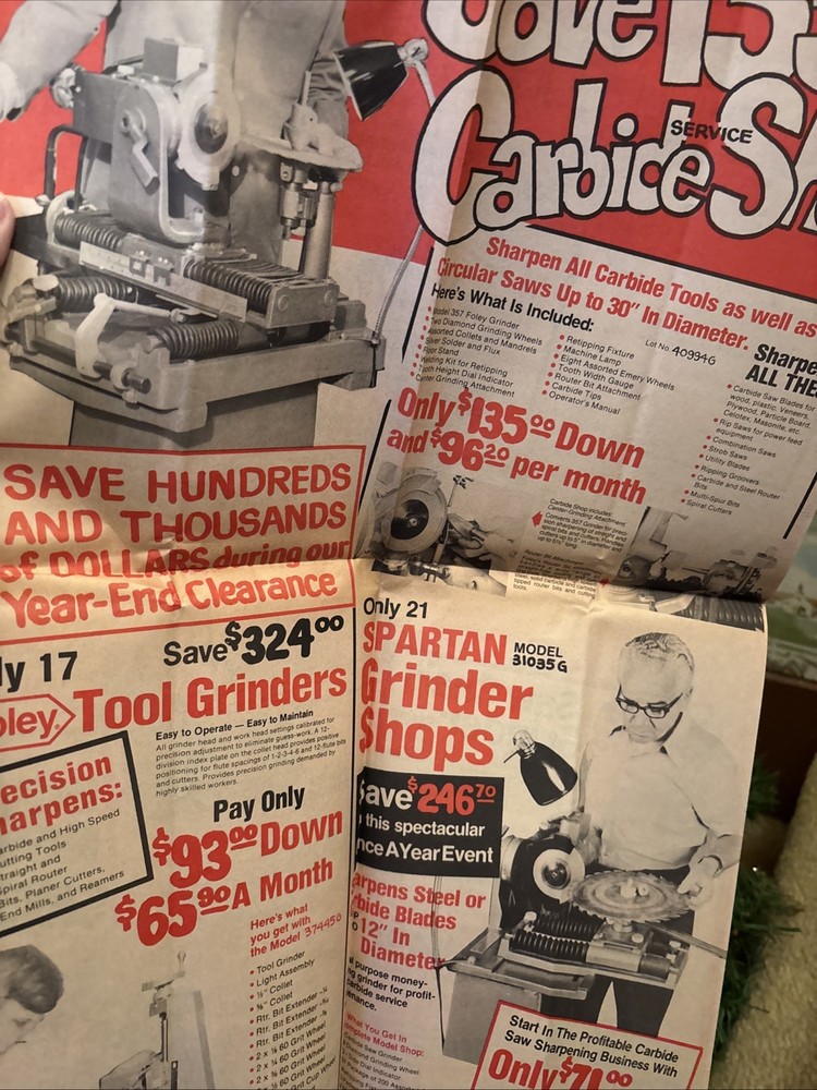 Sharpening Products advertisement, foley belsaw