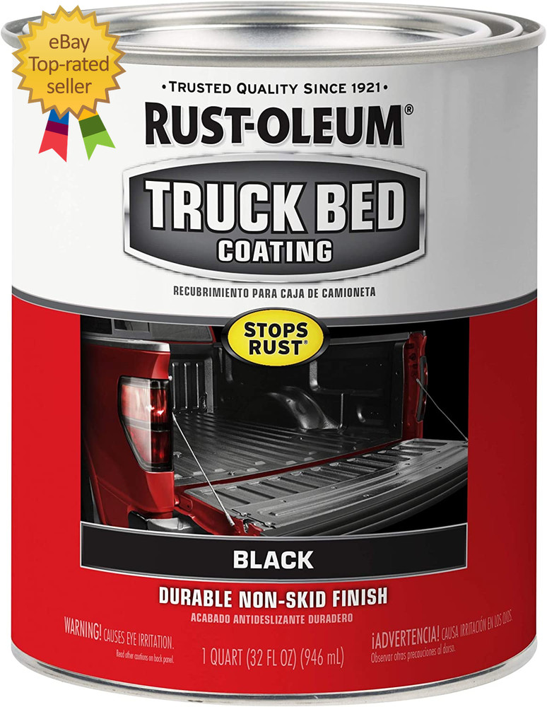 342668 Stops Rust Truck Bed Coating 1 Quart Black
