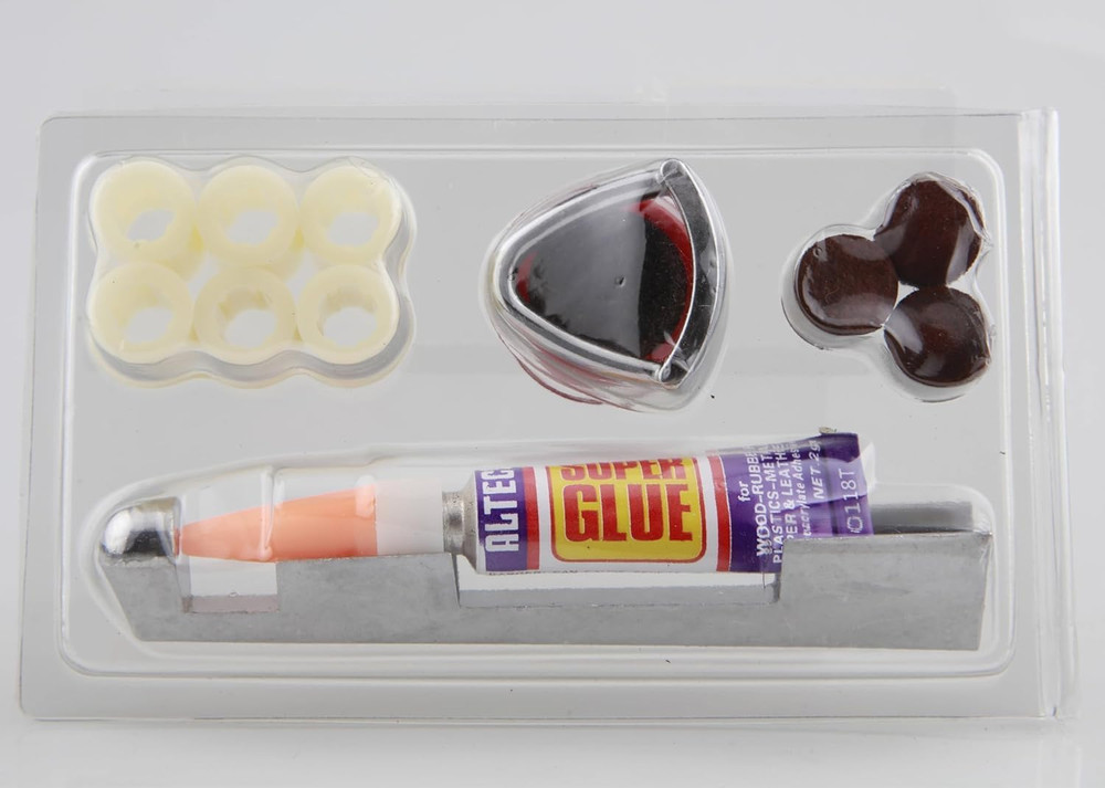 15 Pack Cue Stick Tip Repair Kit, Cue Tips Accessorie, Include 6 Pool Cue Tips,