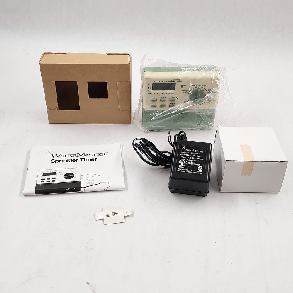 Orbit WaterMaster 57114 Indoor 4 Station Automatic Sprinkler Timer