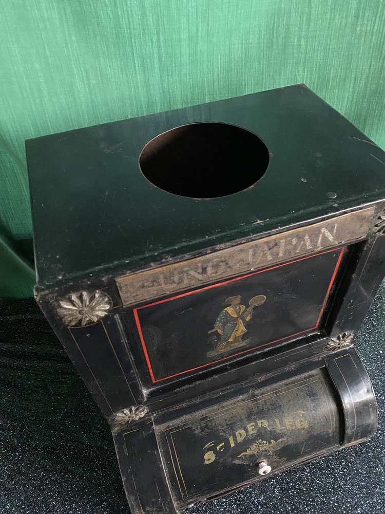 Antique Tea Bin Store Display Japan Large