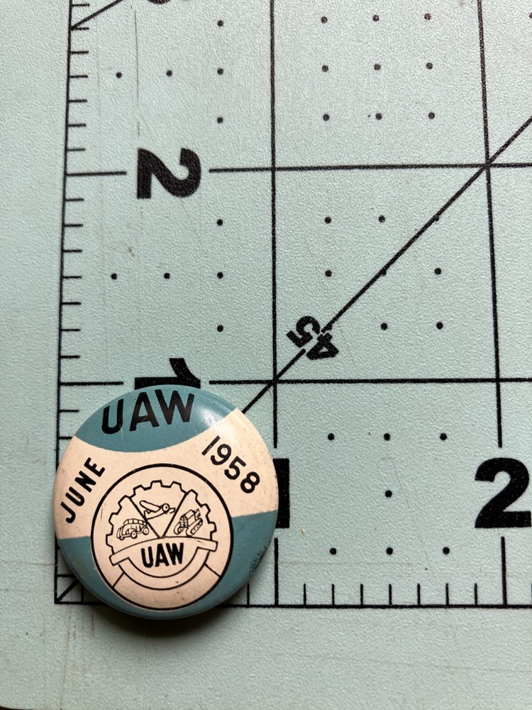 Vintage 1958 UAW pin