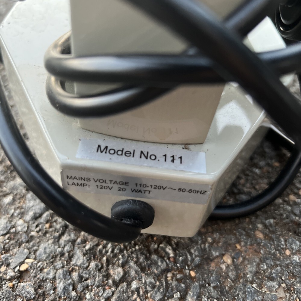 NATIONAL...MODEL #111 MICROSCOPE with 3 Objectives 4x 10x 40x