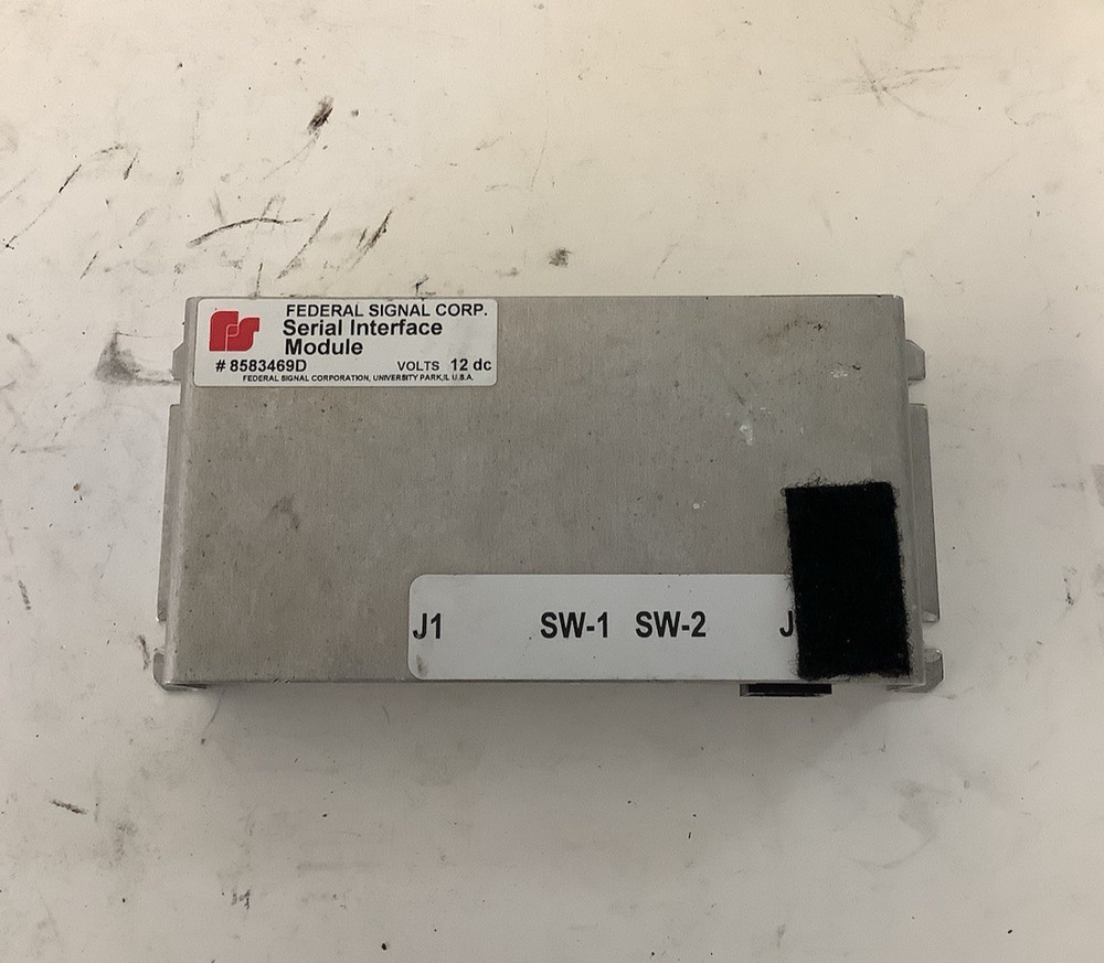 Federal Signal Serial Interface Lightbar control Module 8583469D Valor Integrity