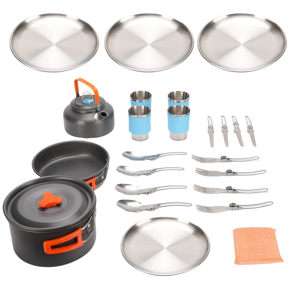 Portable 4-Person Camping Cookware Set SSBU