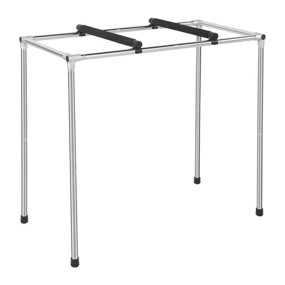 Adjustable Piano Keyboard Stand Stainless Steel Frame Electronic Space Saving