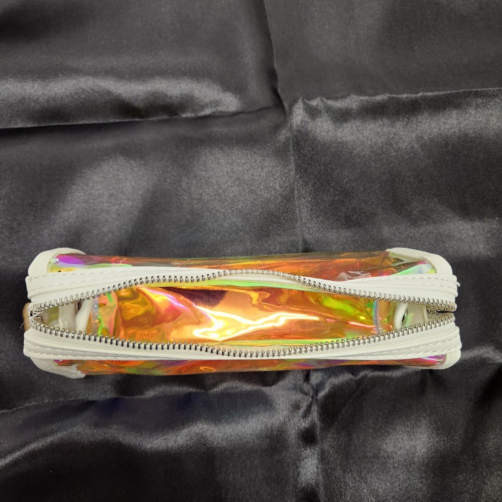 Cute Pineapple Zipper Pull Holographic Makeup Bag Cosmetics Case
