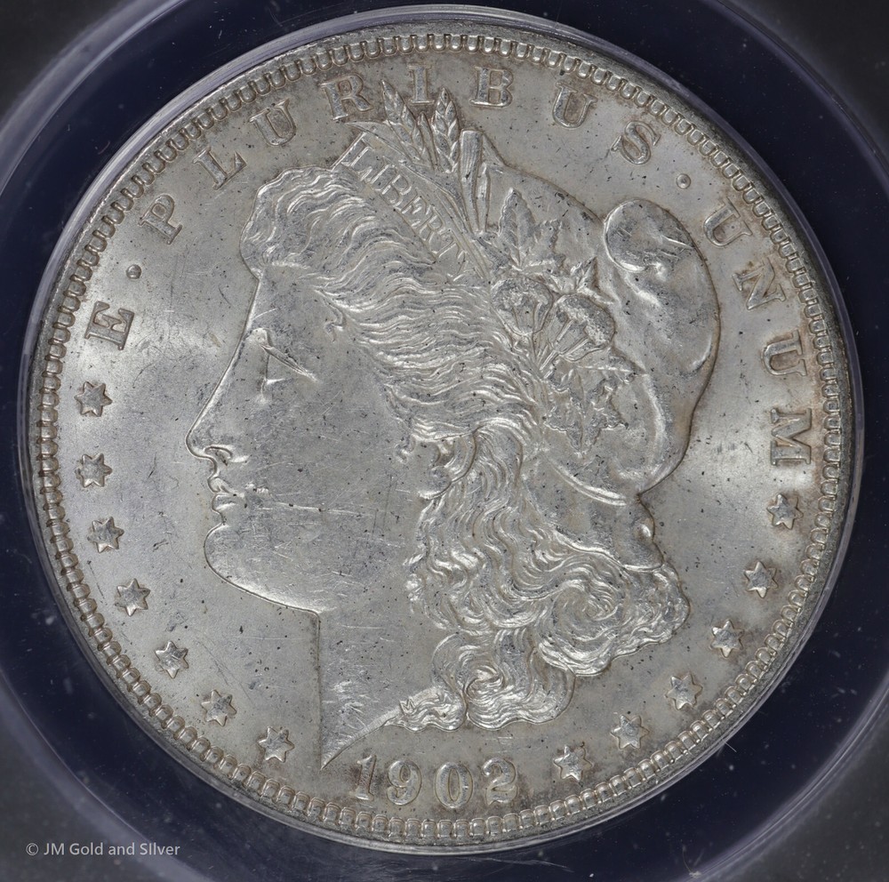 1902 P Morgan Silver Dollar ANACS MS 61 | Uncirculated